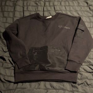 Tommy Bahama Black Crewneck Sweater with Pocket